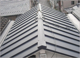 板金屋根について